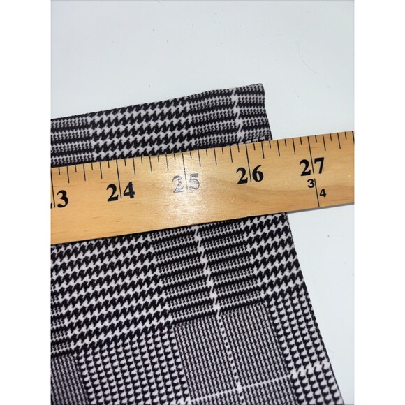 Boomboom Jeans Womens Black/White Glen Plaid Dress Pant Pull On Size Small - Picture 5 of 8